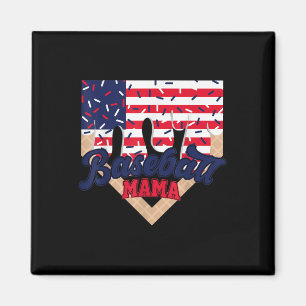 4 juli honkbal mama ijs druppel honkbal moeder magneet