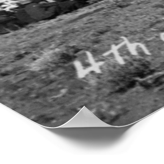 4 juli honkbalspel poster (Hoek)