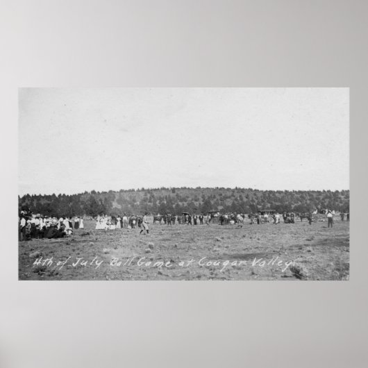 4 juli honkbalspel poster (Voorkant)