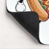 4 juli Hotdog Amerikaanse Onafhankelijkheid 1776 Muismat (Hoek)