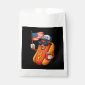 4 juli Hotdog Grappige Patriottische Vlag VS Bedankzakje (Voorkant)