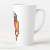 4 juli Hotdog Grappige Patriottische Vlag VS Latte Mok (Rechts)