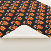 4 juli Hotdog Grappige Patriottische Vlag VS Sherpa Deken (3/4)