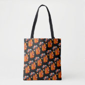 4 juli Hotdog Grappige Patriottische Vlag VS Tote Bag (Voorkant)