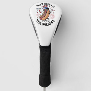 4 juli hotdogs VS Amerikaanse vlag Patriottisch  Golfheadcover