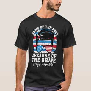 4 juli huis van de vrije vanwege de dappere gras t-shirt