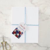4 juli Huwelijkscadeau Bedankt Cadeaulabel (Met Touw)