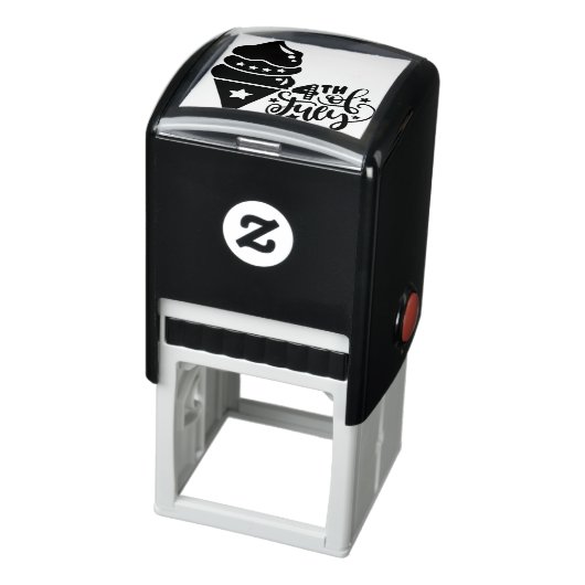 4 juli Ice Cream Cone Self-Inking Zelfinktende Stempel (Product)