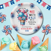 4 juli IJs Geslacht onthullen Papieren Bordje