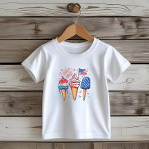 4 juli IJs Kinder T-shirt