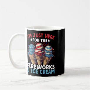 4 juli ijs Patriottisch ijs Koffiemok