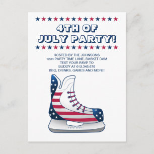 4 juli ijshockeyschaats uitnodiging