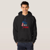 4 juli : ik ben hier om te bang _5 hoodie (Voorkant volledig)