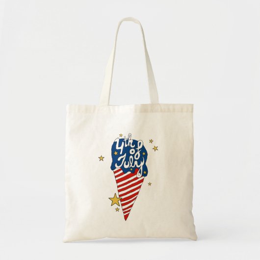 4 juli illustratie 4 juli Onafhankelijkheid Tote Bag (Voorkant)