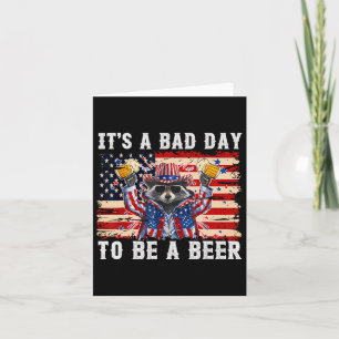 4 juli is het een slechte dag om een bierwasbeer t kaart