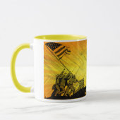 4 juli Iwo Jima God Bless America Ceramic Mok (Links)