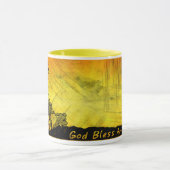 4 juli Iwo Jima God Bless America Ceramic Mok (Midden)
