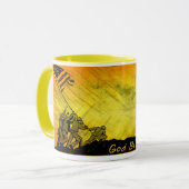 4 juli Iwo Jima God Bless America Ceramic Mok (Voorkant links)