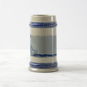 4 juli Iwo Jima God Bless America Ceramic Stein Bierpul (Center)