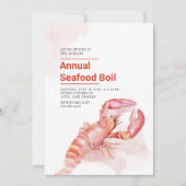 4 juli Jaarlijkse zeevruchten Kook Waterverf Kreef Kaart (Voorkant)