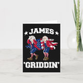 4 juli James Madison Griddy James Griddin Kaart (Voorkant)