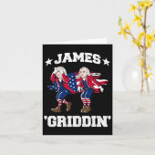 4 juli James Madison Griddy James Griddin Kaart (Gele Bloem)