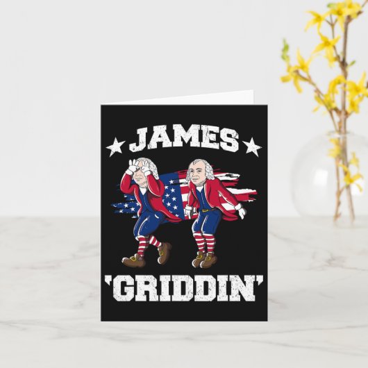 4 juli James Madison Griddy James Griddin  Kaart (Gele Bloem)