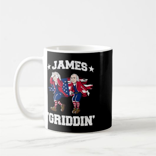 4 juli James Madison Griddy James Griddin Koffiemok (Links)