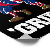 4 juli James Madison Griddy James Griddin Poster (Hoek)