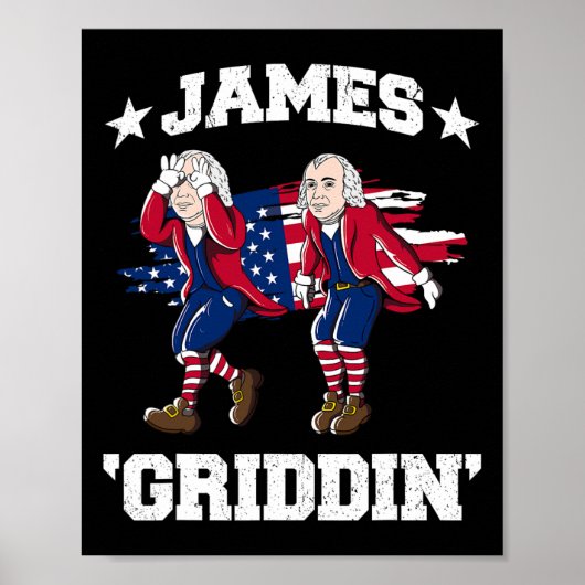 4 juli James Madison Griddy James Griddin Poster (Voorkant)