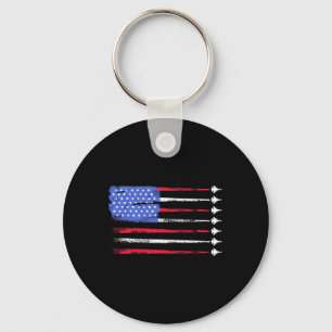 4 juli Jet American Flag Patriotic USA voor mij Sleutelhanger