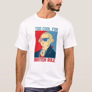 4 juli jl . George Washington VS te cool voor bri T-shirt