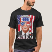 4 juli Joe Biden Merica Vlag VS T-shirt (Voorkant)