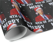 4 juli - Joe Biden verward Kerstmis Cadeaupapier (Rol Hoek)