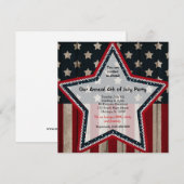 4 juli kaart (Voorkant / Achterkant)