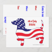 4 juli kaart (Voorkant / Achterkant)