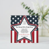 4 juli kaart (Staand voorkant)