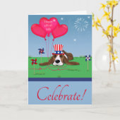 4 juli kaart (Gele Bloem)