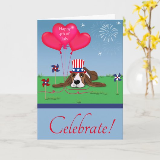 4 juli kaart (Gele Bloem)