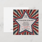 4 juli kaart (Voorkant / Achterkant)