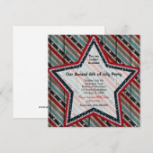 4 juli kaart (Voorkant / Achterkant)