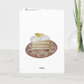 4 juli kaart met ananascake en recept (Achterkant)