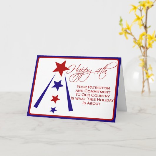 4 juli Kaart voor onze troepen (Gele Bloem)