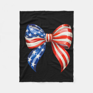 4 juli kabouters Amerikaanse vlag patriottisch ona Fleece Deken