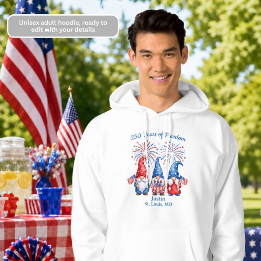 4 juli kabouters heren hoodie
