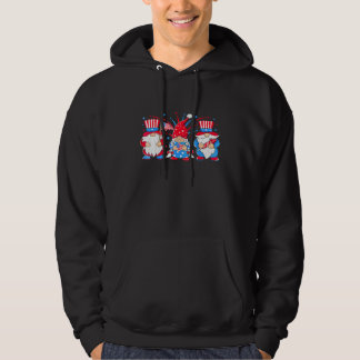 4 juli kabouters patriottische Amerikaanse vlag Sc Hoodie