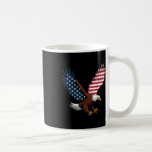 4 juli Kale Adelaar Amerikaanse vlag Patriottisch Koffiemok