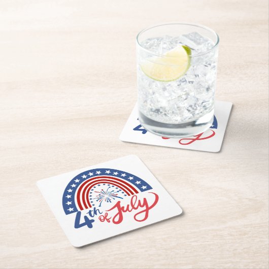 4 juli kartonnen onderzetters (Insitu)