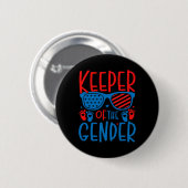 4 juli Keeper of the Gender onthult Byby Ronde Button 5,7 Cm (Voorkant /achterkant)