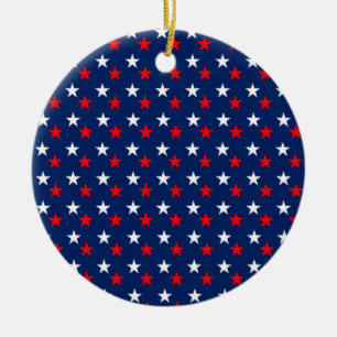 4 juli keramisch ornament